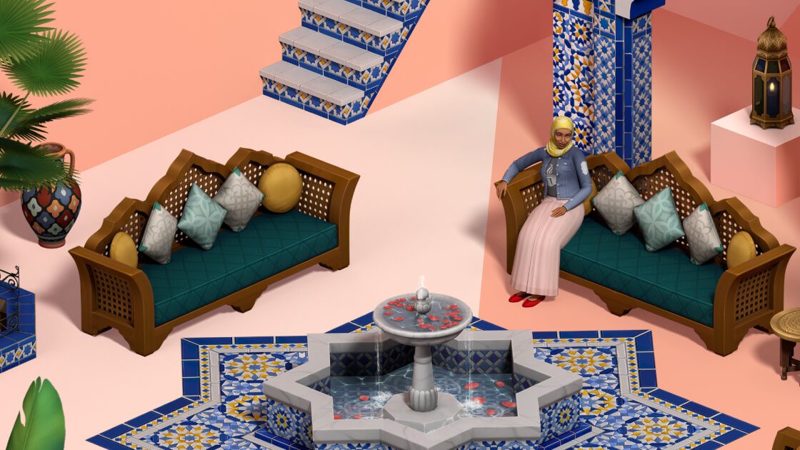 симс 4 оазис комплект. симс оазис. мейковер оазис спрингс. The sims 4: личный оазис. The sims™4 внутренний дворик.