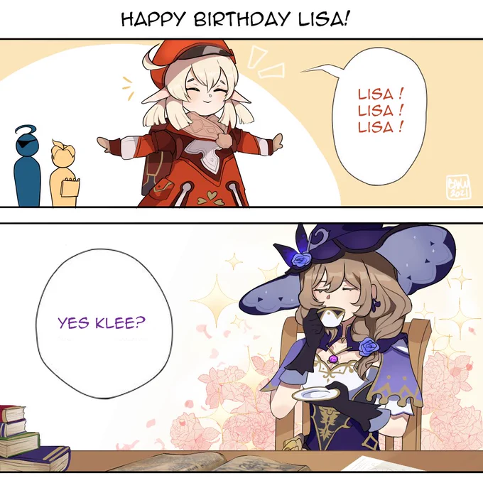 Happy birthday Lisa! ☕ #GenshinImpact #原神 #fanart 