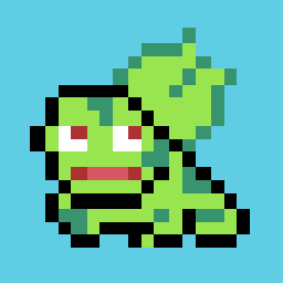 nvqenn on X: #pixelart #pokemon #tbt Bulbasaur in pixel art form