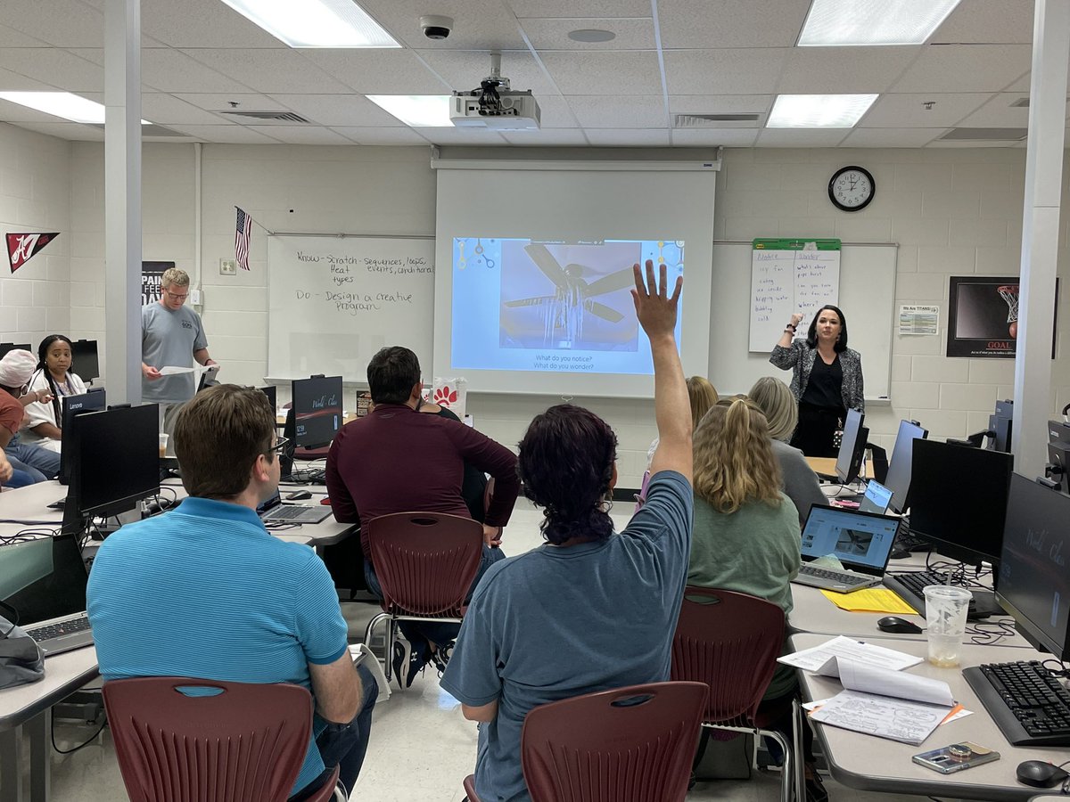 hollowayteaches's tweet image. Our first CS Summer Institute was beyond amazing! The energy these teachers brought was so contagious! Thank you to our teacher leaders who partnered with us to make this happen. I can’t wait to see the impact on students this year!  #GCPSCS4All @KristinLuthi @GCPSCTE