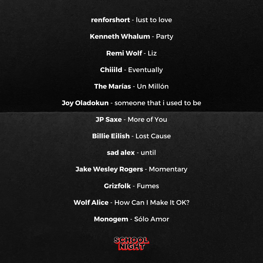 School Night tweet media