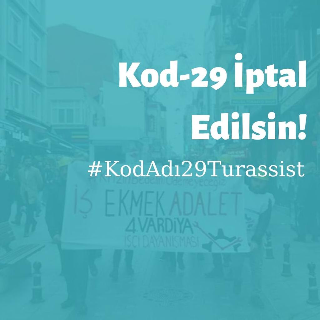 Warway14's tweet photo. Artık Yeter!

Bir avuç insanı zenginleştiren sisteminizi istemiyoruz. 

Mafyayla, çeteyle iş tutup patronları kollayıp, işçileri açlığa mahkum eden düzeniniz elbet yıkılacak!

#MAPFRE ve #TurAssist sizde kurtulamayacaksınız, enkazın altında kalacaksınız.

#KodAdı29Turassist https://t.co/gR5SYnGz9B