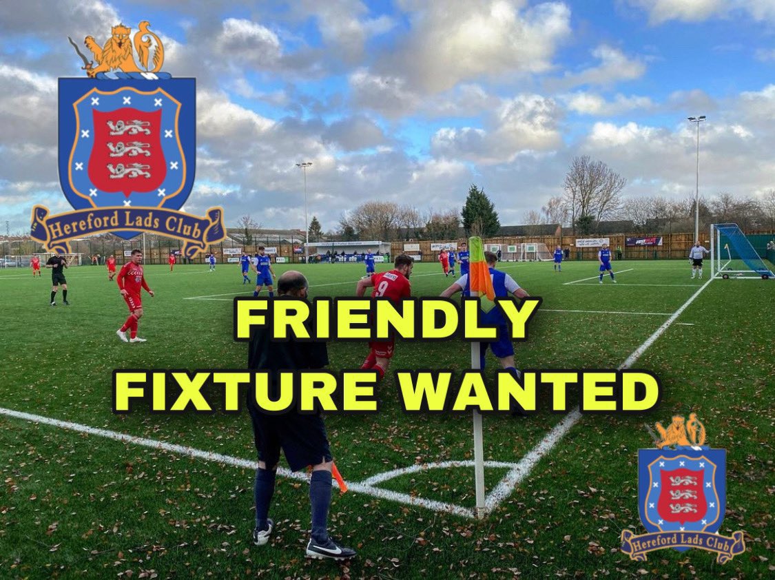 🚨PRE-SEASON FRIENDLY WANTED🚨

We are looking for a PSF for Saturday 24th July, we can either host this fixture or travel away (within reason)

If your side is interested, drop us a message 📥😃
#WeAreLadsClub🦁