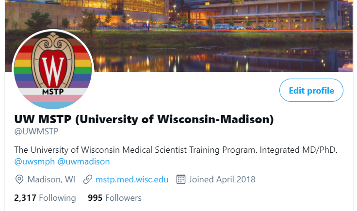 UW MSTP (University of Wisconsin-Madison) tweet media
