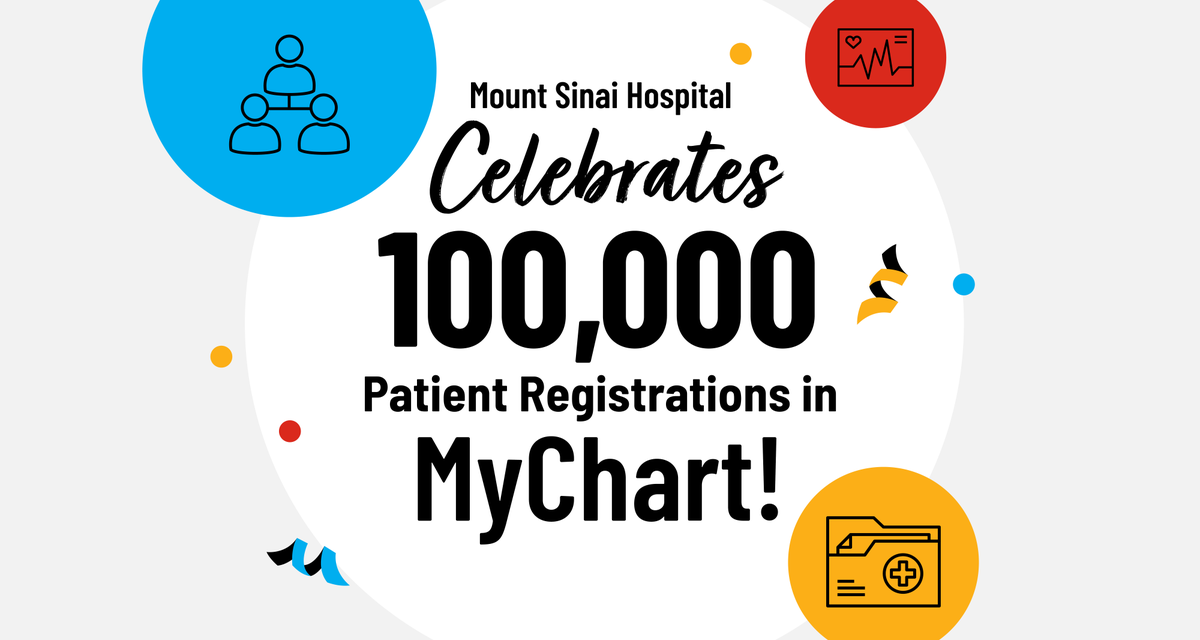 SinaiHealth's tweet photo. #MountSinaiToronto has reached 100,000 registrations in MyChart, an online tool that gives patients access to key health information, enhancing their care experience.
 
We’re now working to add new features and expand MyChart to our #BridgepointHealth campus! https://t.co/1o79VW314l