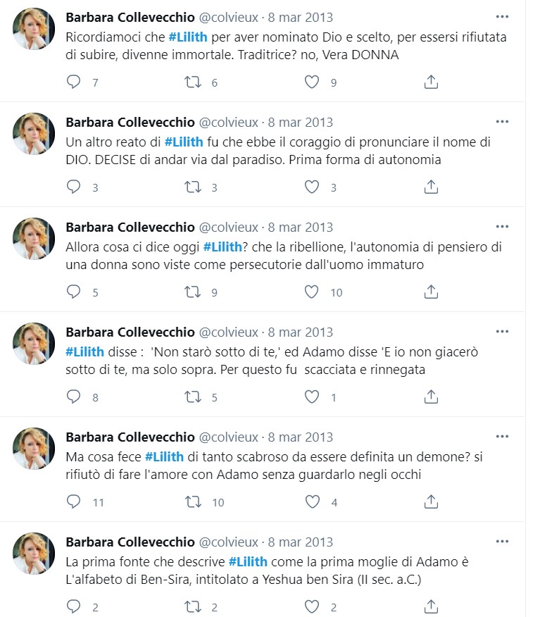 GiovanniFanfoni's tweet photo. @giulicast @luigi_tonoli @laurabocci @LaMerlettaia @Lacritica @aldoceccarelli @BourdieuBot @baianer @iurimoscardi @paolocosta @MichelaMarzano @demauroco Le radici della ribellione femminile al mondo patriarcale e la conseguente misoginia sono molto antiche, come racconta @colvieux in questa serie di tweet sulla figura di Lilith, divinità mesopotamica che divenne moglie di Adamo, prima di Eva https://t.co/vUPVTqC6NH #violentamore https://t.co/ktn4LmkVZA