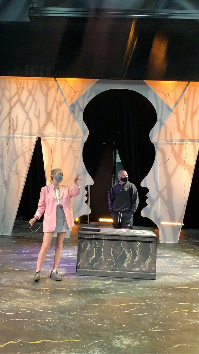 Part 2: Homecoming has just had their dress rehearsal 🌊 Check out these shots for a sneak peak of this performance⬇️

Remember, tickets for this new adaptation of Homer’s  The Odyssey  through this link: tftv.ticketsolve.com/shows/873624460 🗺