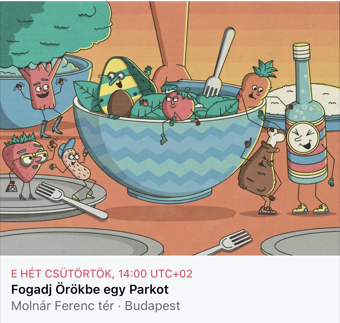 rcbpm25's tweet photo. A Molnár Ferenc téri parkban 
14.00 órai kezdettel Rotary tagok és gyerekek közösen ültetnek el virágot 🌸🌺🌼🌸🌺. Kis “bio” piknikkel 🍏🍊🥕🫑🌶szeretnénk ezt az elhatározást megünnepelni. #adoptapark #event #veggies #fruits #Rotary https://t.co/P5pBIJw7Yo