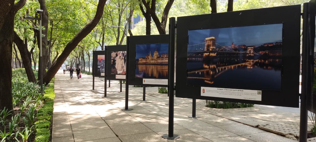 Esta exposición compuesta por 20 imágenes, da muestra de la riqueza cultural y natural de #Hungría y se realiza en el marco de la celebración de los 95 años de relaciones diplomáticas entre #México y este país europeo bit.ly/3irX4ft 🇭🇺🇲🇽 ¡Visítala antes del 27 de junio!
