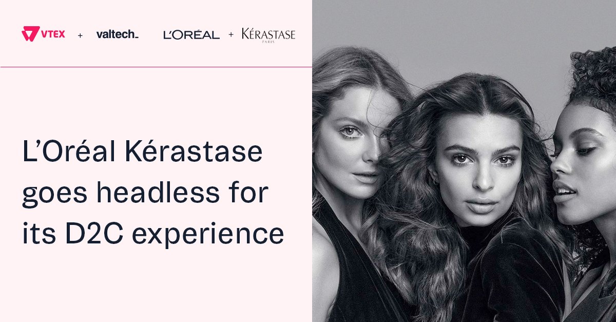 VTEXcommerce's tweet photo. By adding ecommerce to their formula with VTEX, @LOrealGroupe Kérastase transformed their customer experience for the better. 

Learn more in our case study with @valtech here: https://t.co/cMPPumH4B3

#dtcbrands #directtoconsumer #customerexperience https://t.co/kp7cCMra5r