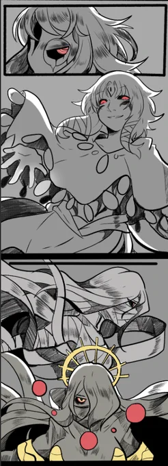 Other little update of a comic i made for a RP group of intereaction on Yue and Agatha 