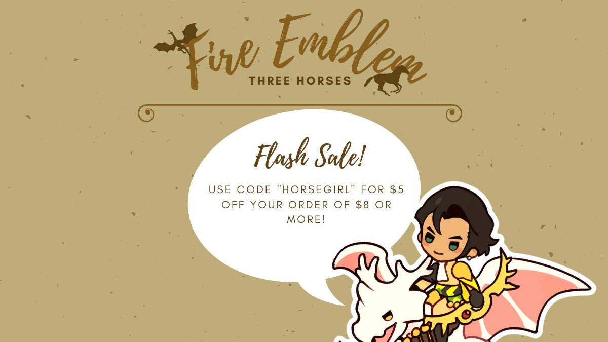 fe3horses's tweet photo. CALLING ALL HORSE LOVERS! We have a FLASH sale happening! Use code HORSEGIRL for $5 off your order of $8 or more! 

This sale ends Friday, June 11 at MIDNIGHT EST! 

Get your merch today 🐴
Shop link: https://t.co/T7xXspjz3e https://t.co/BcMaaPshTp