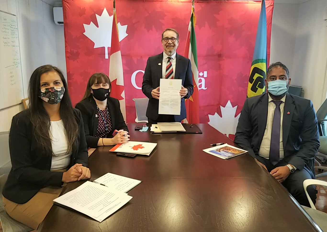 Canada in Guyana on Twitter "(3) Also present from the High Commission