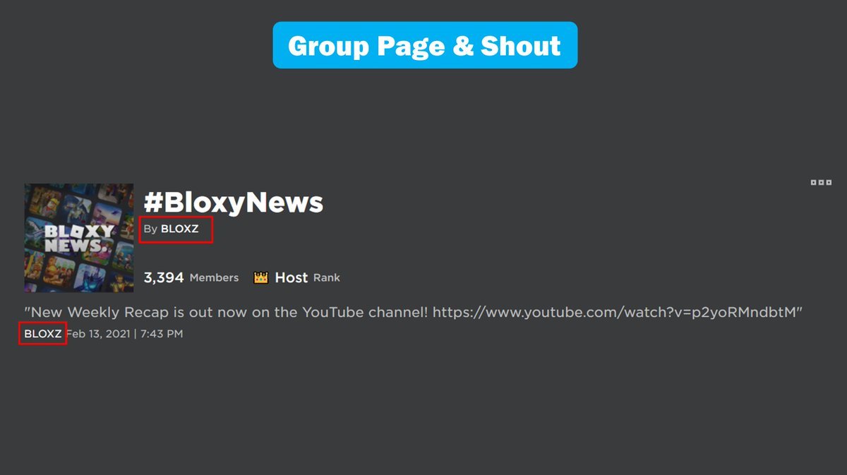 Bloxy News on X: 👀 Where Display Names Appear (Website) Display Names on  the main Roblox website/app will appear on the Home page, Profile page,  Group page, player search, etc. Display Names