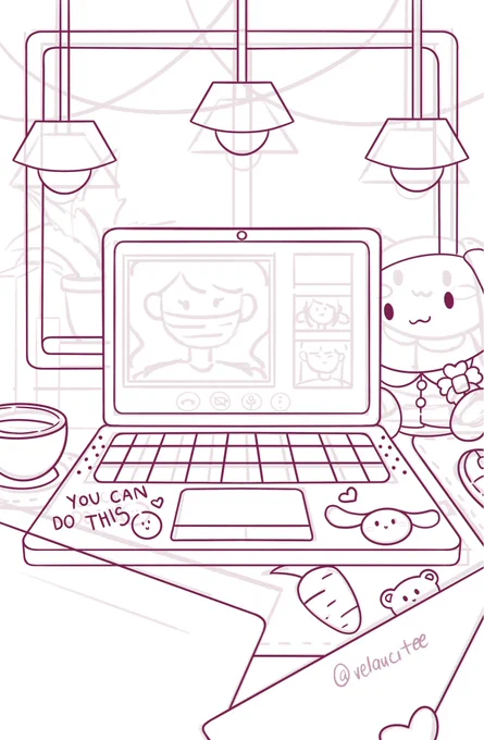 havent been active much bc of school but here's a wip 🐰🌟 