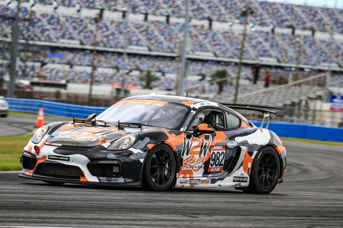 HunterO2's tweet image. Two of our drivers backed out last minute for Daytona so I got to drive. First time back in a race since 2019 and loved every minute of it.