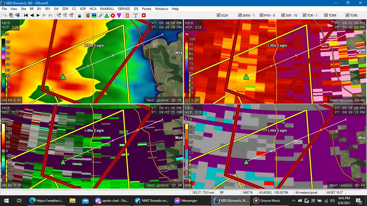 NWS Tornado on Twitter "Tornado Warning including Little Eagle SD until 815 PM MDT…