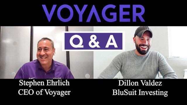 BIG thank you to <a href="/Ehrls15/">Stephen Ehrlich</a>, CEO of @investvoyager, for visiting the BluSuit YouTube channel!

$VYGVF Stock is one we often cover and always stay up to date with $VGX token! 

Like, retweet, and follow/subscribe for more content like this!

youtu.be/AJ7hSpvM8nU via <a href="/YouTube/">YouTube</a>