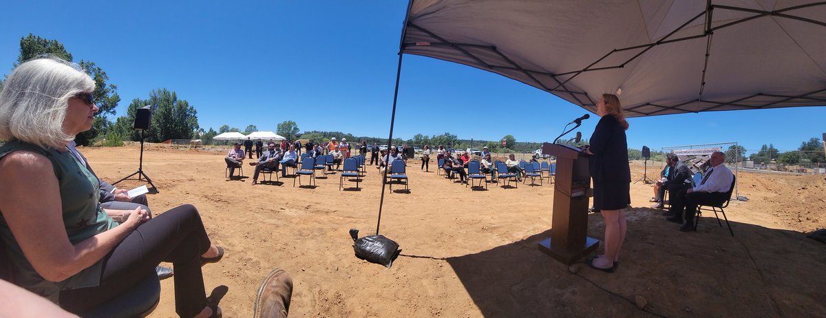 jaronbrandon's tweet photo. Today we celebrated the ground breaking of the Tuolumne Resiliency Center, golden shovels ans everything. Thousands of staff hours were invested making this a reality as a community and emergency center for future generations. https://t.co/TCYDQbTHF9