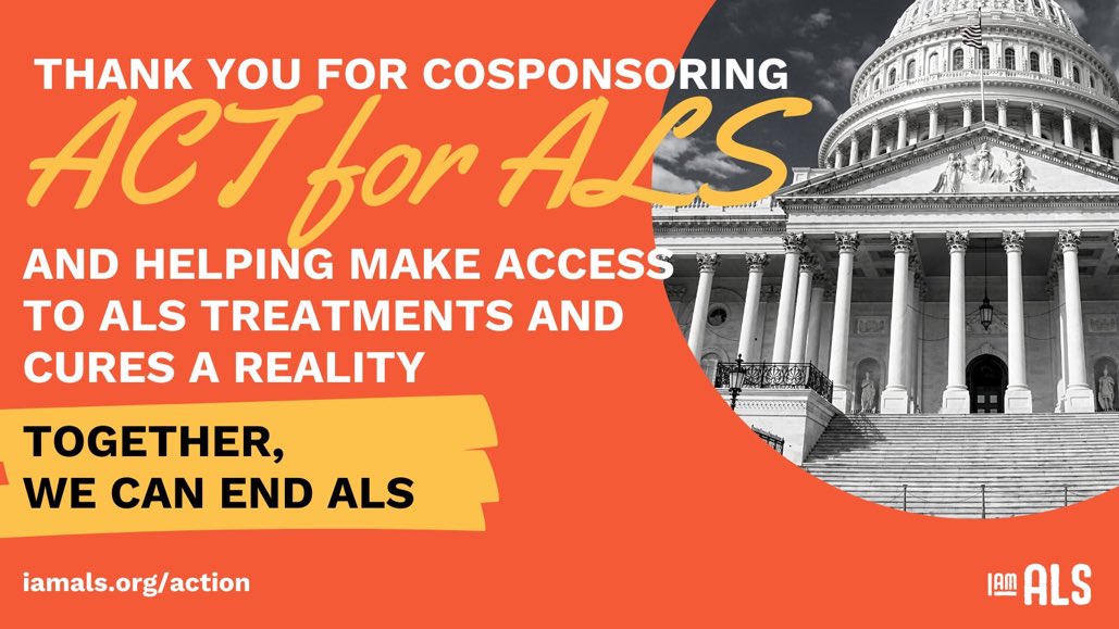 Thank you @davidcicilline for being a DAY 1 cosponsor of ACT for ALS. Your continued support for people living with ALS and for our family means a lot. Thanks to #ALSChampions like you we can and will #EndALS #ItsTime @iamals