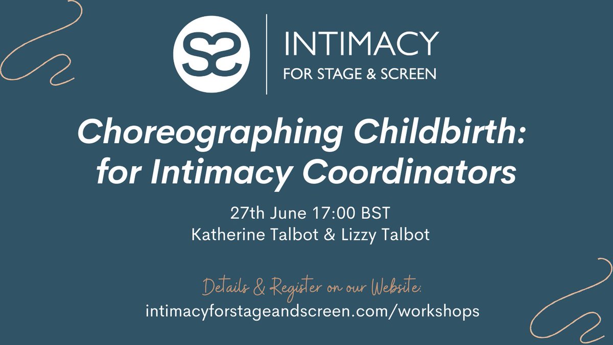 intimacystg_scr's tweet photo. Wondering how to portray childbirth for the entertainment industry? Thoughts on how the industry handled this? Want to know the real deal from an OBGYN and an intimacy coordinator? Register Now!! #consensualcreativity #intimacycoordinator #actor #childbirth #intimacy #workshops https://t.co/U1emuzEJtg