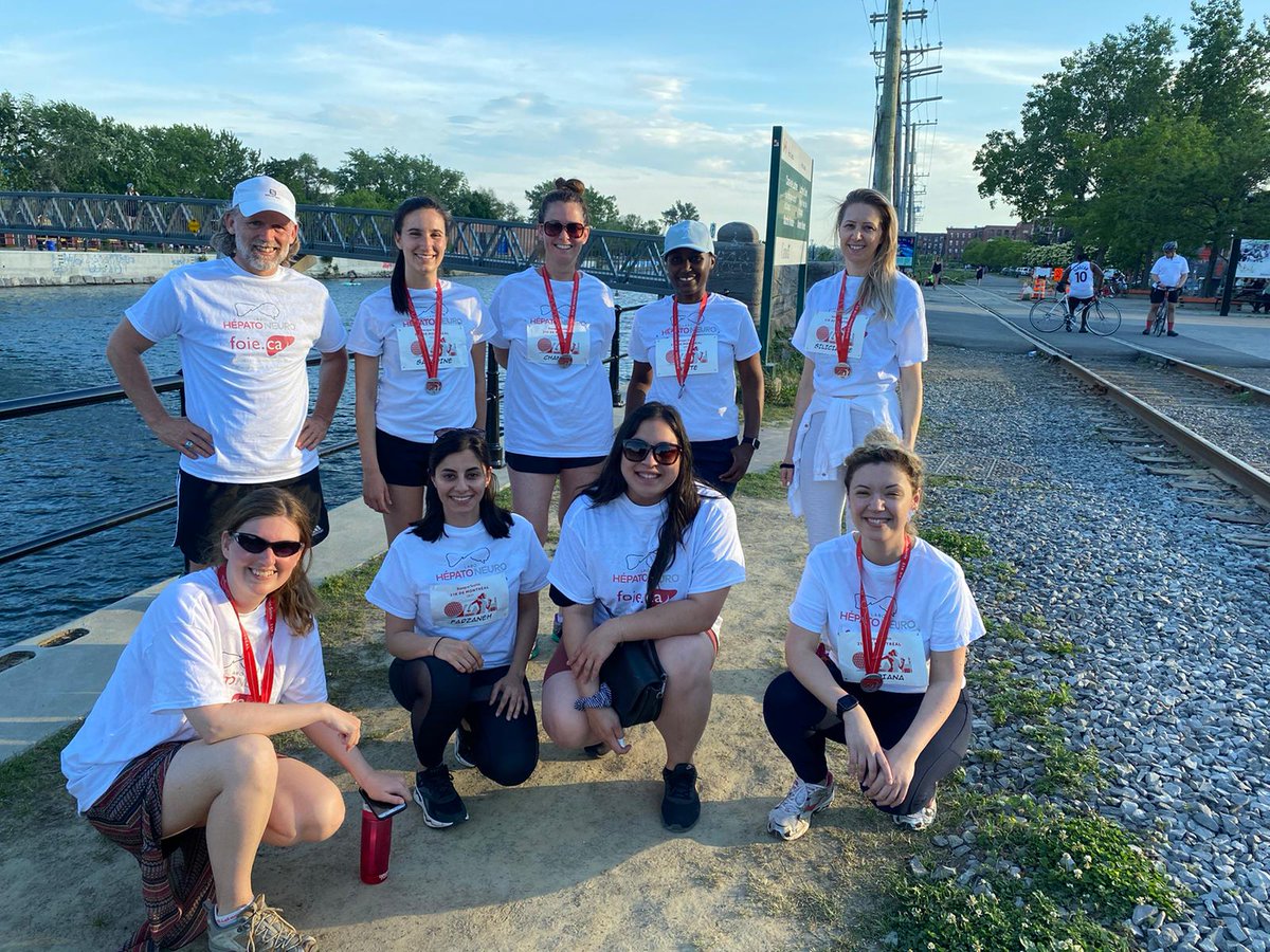 labHN's tweet photo. Ce lundi, sous un chaud 🌞, une bonne partie de notre équipe a complété leur #défiCRCHUM ! Bravo!! On continue à récolter de l'argent pour la recherche jusqu'au 14 juin! https://t.co/oEpMz9bsbp https://t.co/p4OsUgob2Y