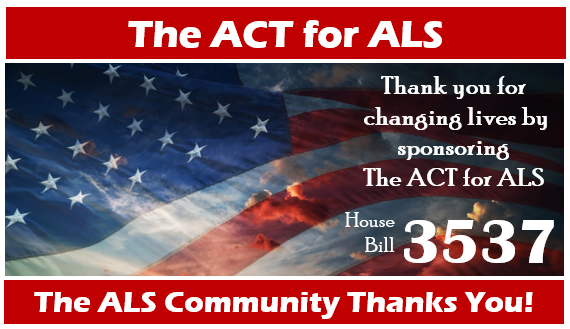 Thanks to <a href="/RepSaraJacobs/">Congresswoman Sara Jacobs</a> (D-CA) for standing up for #veterans &amp; Californians w #ALS by sponsoring the #ACTforALS.  This disease is devastating families &amp; your support is giving them real hope at accessing drugs that can change lives!

#HR3537 <a href="/MilitaryTimes/">Military Times</a> 
@SDUT <a href="/als_now/">No More Excuses ALS Watchdogs!</a>