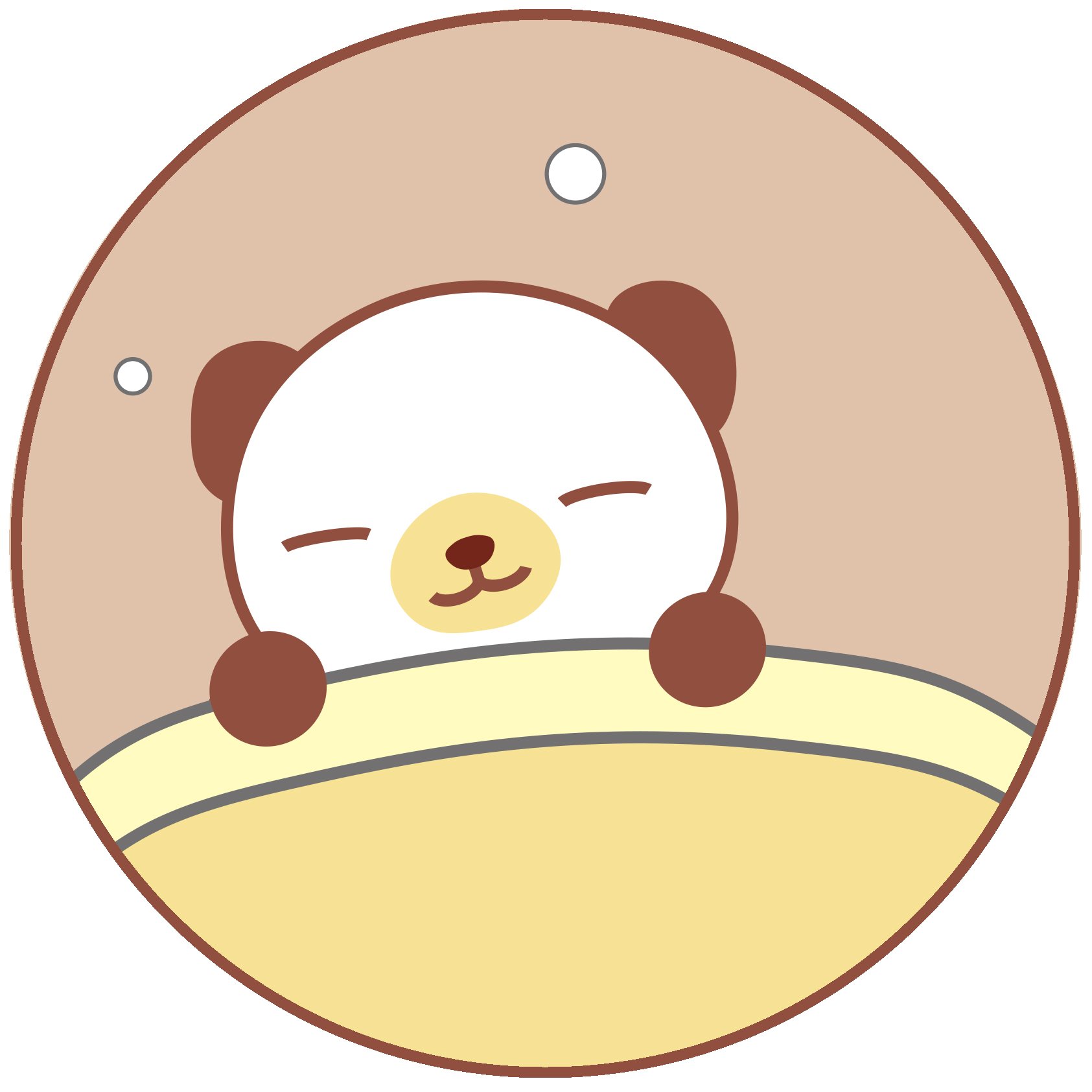 ま る おはようございます まるる家族 まだ眠いから二度寝しますー 笑 イラスト 絵描きさんと繋がりたい 花のある暮らし おうち時間 Illustration ゆるいイラスト ゆるい絵 癒やし イラスト好きさんと繋がりたい 夏 動物好き くま
