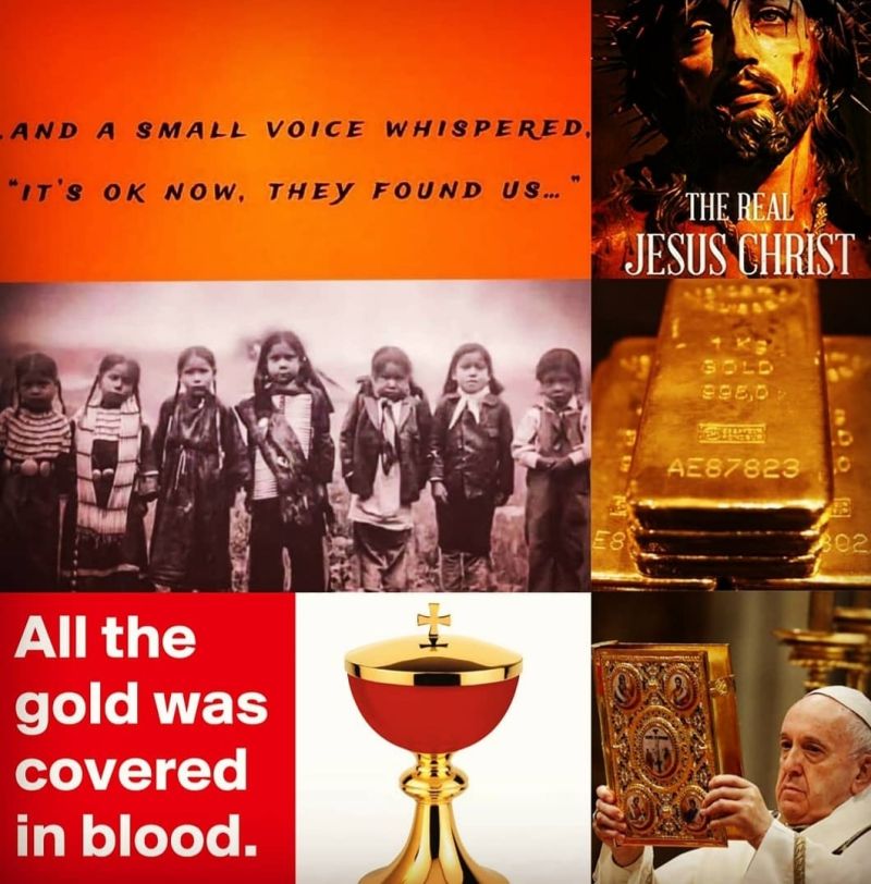 realgeraldauger's tweet photo. What would Yeshua say if he was here physically today about the 215 children? #Creator #ourchildren #215children #215remains #TkemlúpsteSecwe̓pemc #kamloopscatholicresidentialschool #fourdirectionalthought #fourdirectionalspirituality #fourdirectionaleldersancestors #7sacredlaws https://t.co/Kzpba1symo