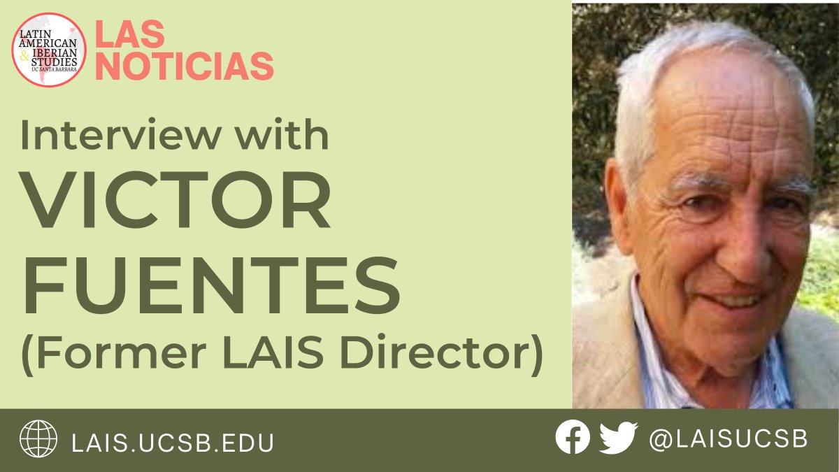 laisucsb's tweet photo. In this interview, former LAIS director Víctor Fuentes (Spanish and Portuguese) discussed the origins of LAIS at UCSB and the impact the program has had on students and the entire campus. Learn more here: https://t.co/8tMOpxqBY9 https://t.co/UMeT2MDR0F
