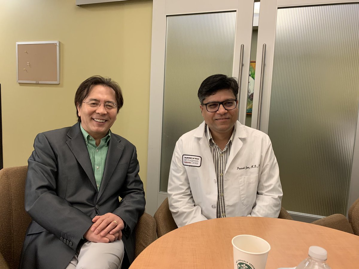 Precious daily mentorship coffee time at MDACC with my beloved mentor who transformed me in mantle cell lymphomaniac 🤛🤛🤓🤓