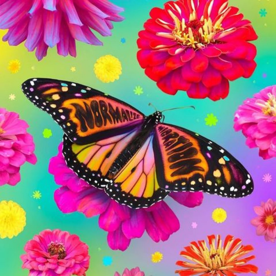 BoldLatina's tweet photo. Normalize Immigration🦋❤️
Repost @CultureStrike
#ImmigrantHeritageMonth #NoBordersNoWalls #NormalizeMigration https://t.co/EjBs84QfLt