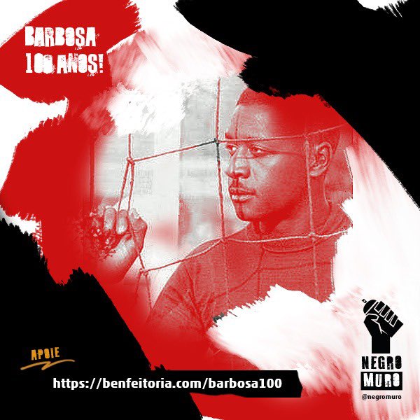 LadoBdoRio's tweet image. BARBOSA 100 ANOS!

O projeto @negromuro_  quer pintar o goleiro Barbosa no Estádio de São Januário, como forma de recuperar a memória do atleta, perseguido por décadas e símbolo do racismo que sofremos até hoje.

Colabore com o financiamento coletivo em benfeitoria.com/barbosa100