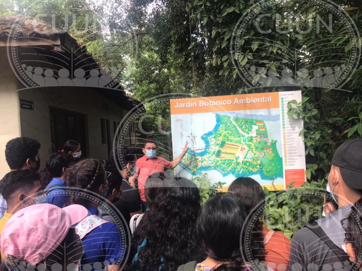 CUUNTECNOLOGIA's tweet photo. Visita al Jardín Botánico Ambiental UNAN-Leon por parte de estudiantes de primer año de la carrera de Biología promovido por CUUN-Tecnología. #CUUN1914 @CUUNUNAN1914 https://t.co/pztObf8WjK