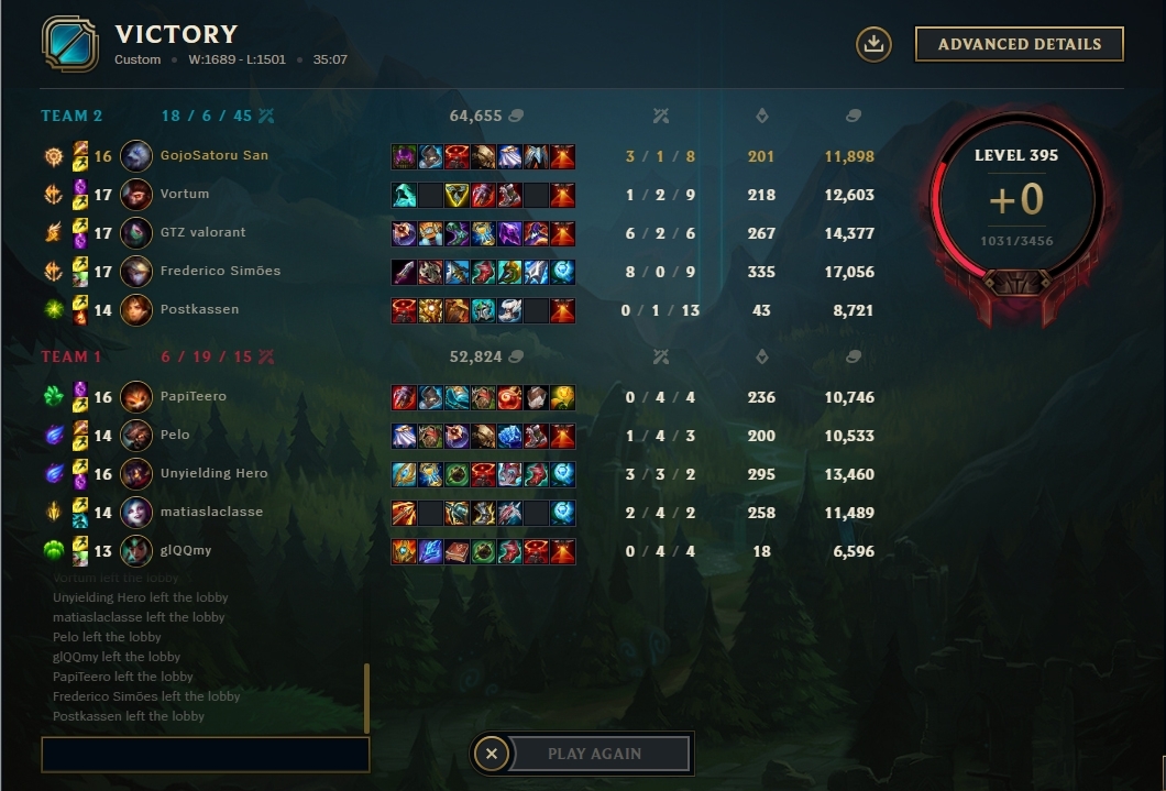 2-0 in week 1, gg <a href="/karmaclanesport/">Karma Clan</a>.
Still waiting for my MVP.