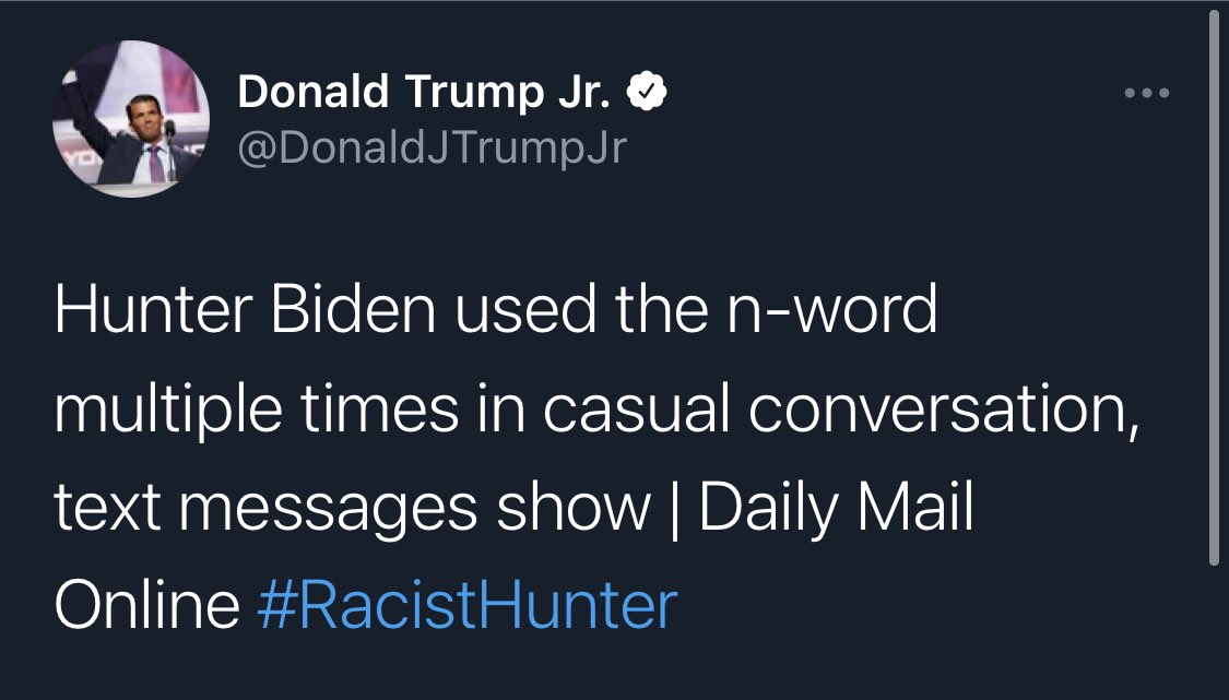 MuellerSheWrote's tweet photo. This means some tape is about to drop of Junior doing it. https://t.co/ehaM90BdA5