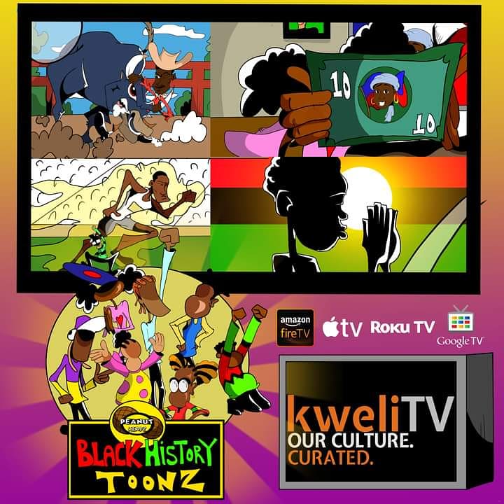 We Back with brand new episodes! Watch @trealtoonz #PeanutHeadz #BlackHistoryToonz part 3 
& more #trealtoonz on the #blackstreamingservice @kweliTV 

Watchtrealtoonz.com
#kweliCREATOR #BingeOnCulture #blackhistory #blackgirlmagic #blackboyjoy #cartoons #kweliKIDS