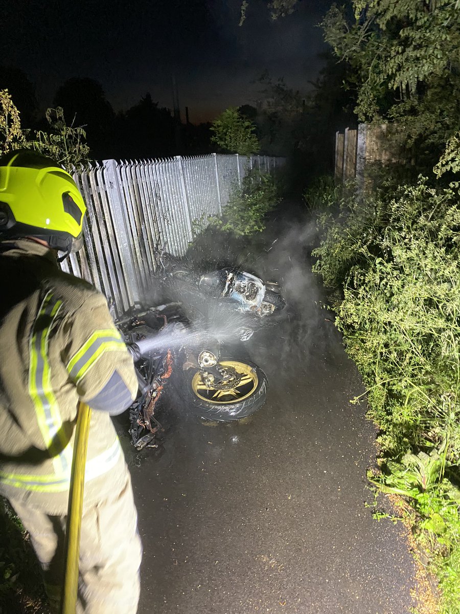 Another incident to add to the tally for today… 2 stolen motorcycles on pathway off Mutton Lane… #busy