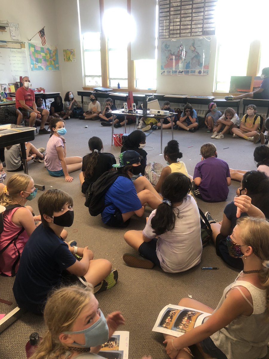 When school got canceled for the rest of the year due to extreme heat one of our fifth grade teachers made a beautiful, quick pivot and let kids share memories. ♥️🐼