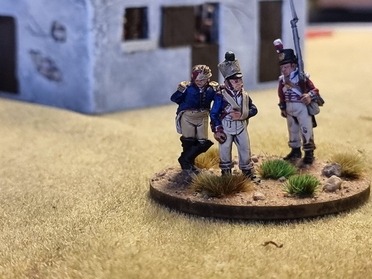 JoeMcginn15's tweet photo. Scenes from the Peninsular Eastern Theater this evening. Unfortunately the Germanic forces failed to rescue the British exploring officer from the dastardly clutches of Major Ducos. #sharppractice #toofatlardies #spreadthelard #brunswicker https://t.co/qmmWdvxo8W