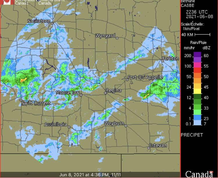 Hahaha typical Regina summer storms 🙄