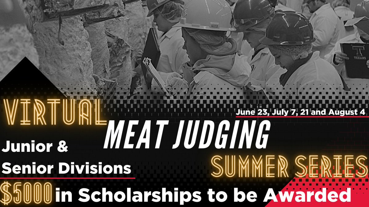 AMSA is hosting our first virtual meat judging summer series for youth 3rd-12th grade. Participants will compete in four contest in three months. Over $5,000 in scholarships to be awarded! #MeatJudging #4H #FFA #MeatScience #AMSA