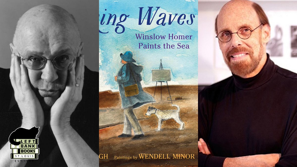 TODAY @ 11AM! Art & nature lovers alike will enjoy this beautifully written & illustrated book about painter Winslow Homer. Robert Burleigh & @WendellMinor will read aloud from the book and discuss the process of making it in a Virtual Celebrity Storytime! fb.me/e/SYEIhTKE