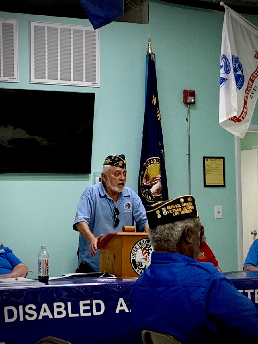 Congratulations to Gil Navarrette - new Chapter Commamder of #DAV Wilmington Chapter 11