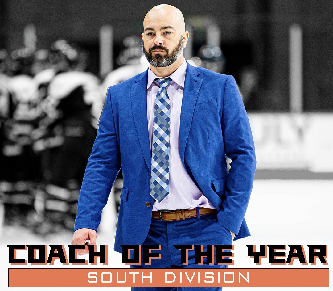 OKWarriors_NAHL's tweet photo. Congratulations to Head Coach Garrett Roth on being named the South Division GM &amp; Coach of the Year!

Way to go coach!

#DefendTheFalls https://t.co/NkZVRNEjDw