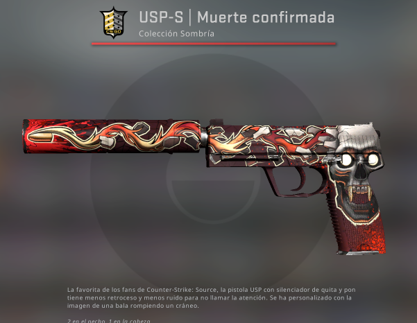 ZheloTV's tweet photo. NUEVO SORTEO PA! USP-KILL CONFIRMER (55 USD)
Requisitos:

✔Follow @ZheloTV
✔RT
✔Like video https://t.co/QvQUPswa05

Ganador este viernes 11/06 por Twitch! https://t.co/cfbTkA0i9Q