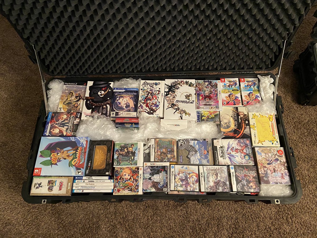 Got my fragile most expensive stuff carefully stuffed into my “important stuff” box ready to go now. Progress of collector Tetris can be seen in the progress pics below lol Wish I had more of these nice Pelican cases for the move but alas they are quite expensive themselves.