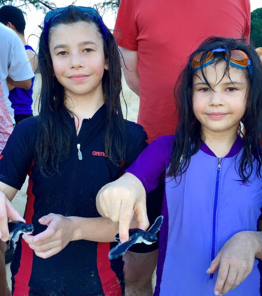Dr Imelda Balchin On Twitter On World Environment Day 2015 My Daughters Samira Erin Balchin Released Baby Turtles Into The Sea These Turtles Must Be 6 Years Old Now Hopefully They