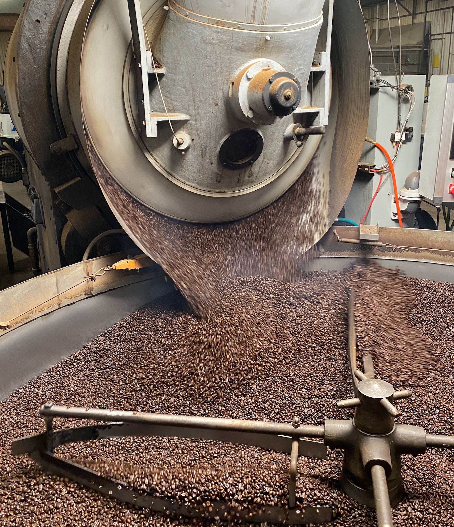 European Roasterie on Twitter "Roasting a batch of our hot and fresh Velvet Hammer™ coffee