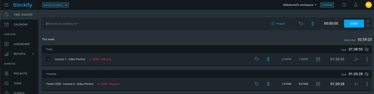 webdevne0's tweet image. Day 2: I originally had planned on studying 3hrs/day but that is a little more challenging than I anticipated. I think the answer will ultimately be to get the 3 hours of studying done first thing in the morning before work. So far, I am at approx 1.5 hours for day 1 and day 2